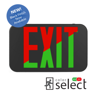 EXL1-Select - LED Emergency Exit Sign - Color Select