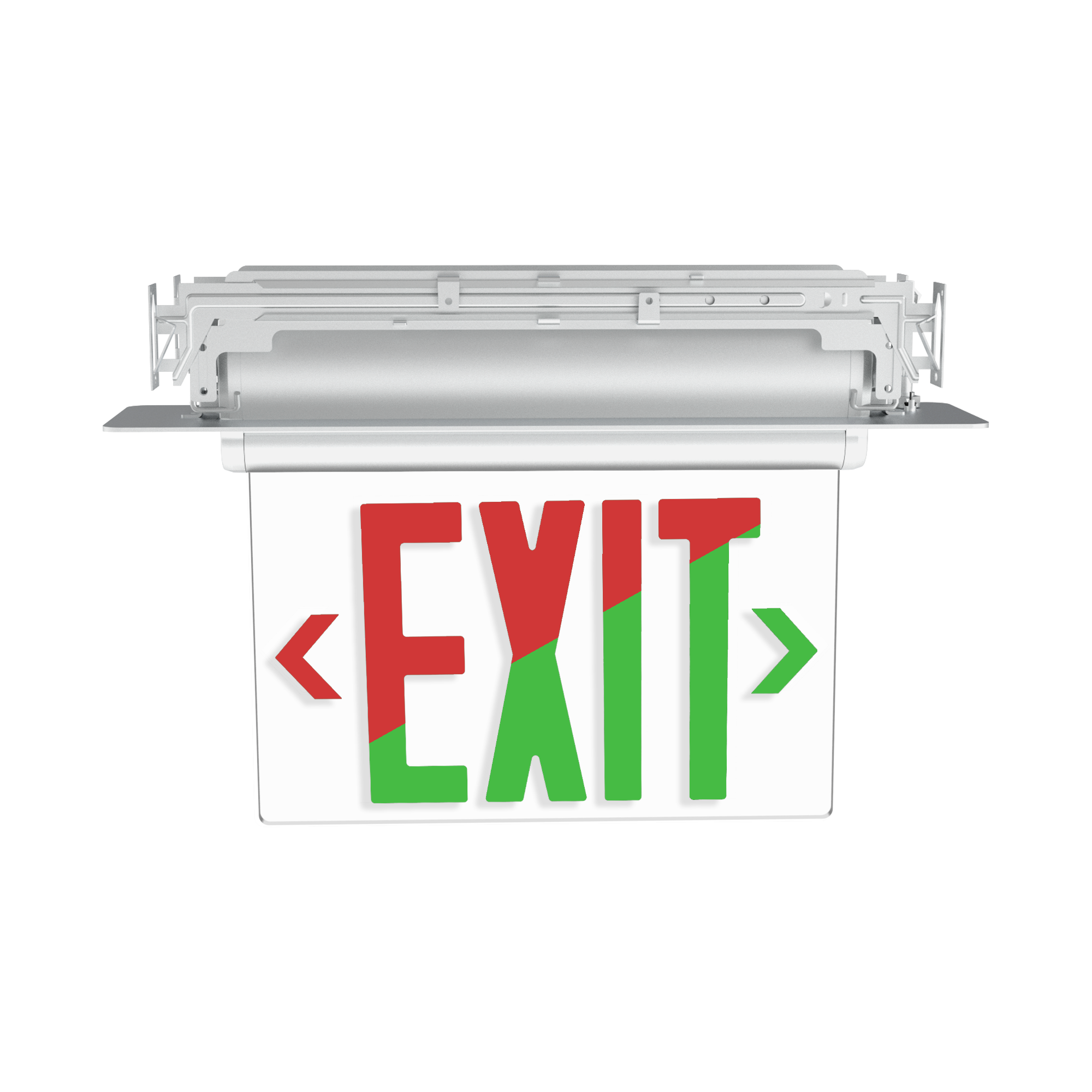 Exit Sign Wall Inset Recessed Mounting Kit for EXL2v3 Series Exit Signs - NICOR Lighting